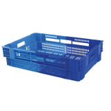 CAISSE AJOUREE 600X400 26L BLE/BLE – Caisse ajourée – HygiRéa