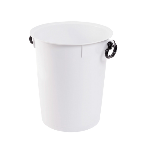 CONTENEUR 50L BLANC POIGNEES NOIRES – Conteneur alimentaire – HygiRéa