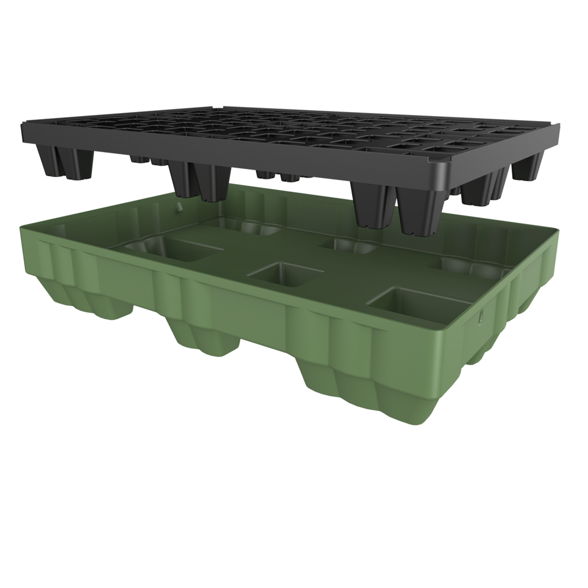 PALETTE RETENTION 1250x850x230 150L – Palette – HygiRéa