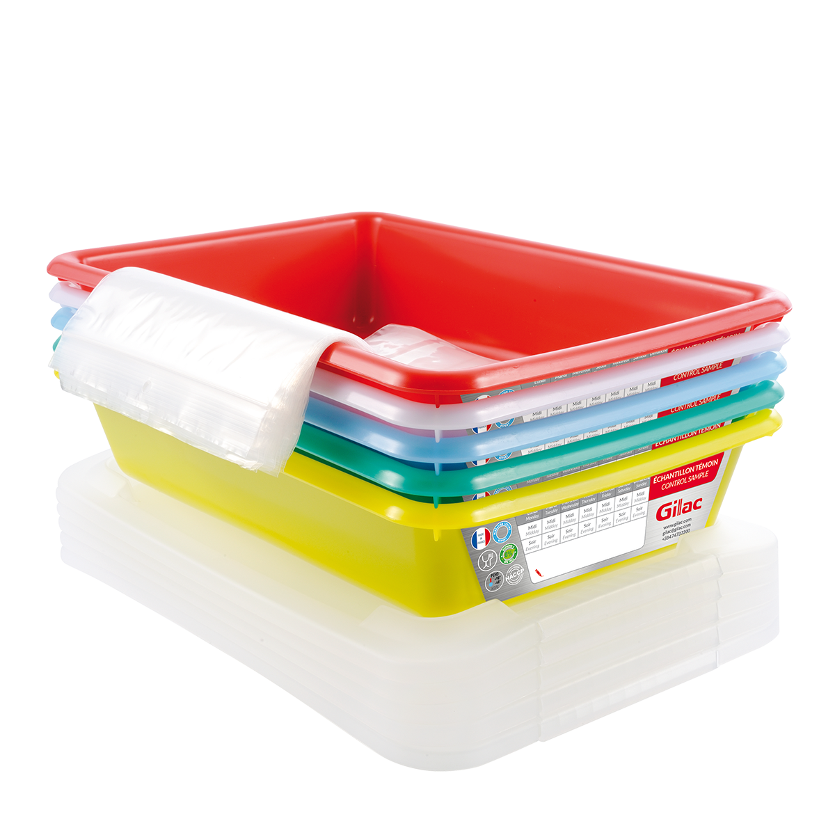 CARTON 1000 SACHETS 50 µ 160X220 MM – Accessoires bacs alimentaires – HygiRéa