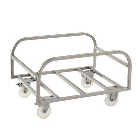 CHARIOT INOX BAC GRD. VOLUME – Chariot – HygiRéa