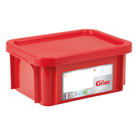 BAC HACCP RECT. 12 L + COUV. – Bac renforcé – HygiRéa