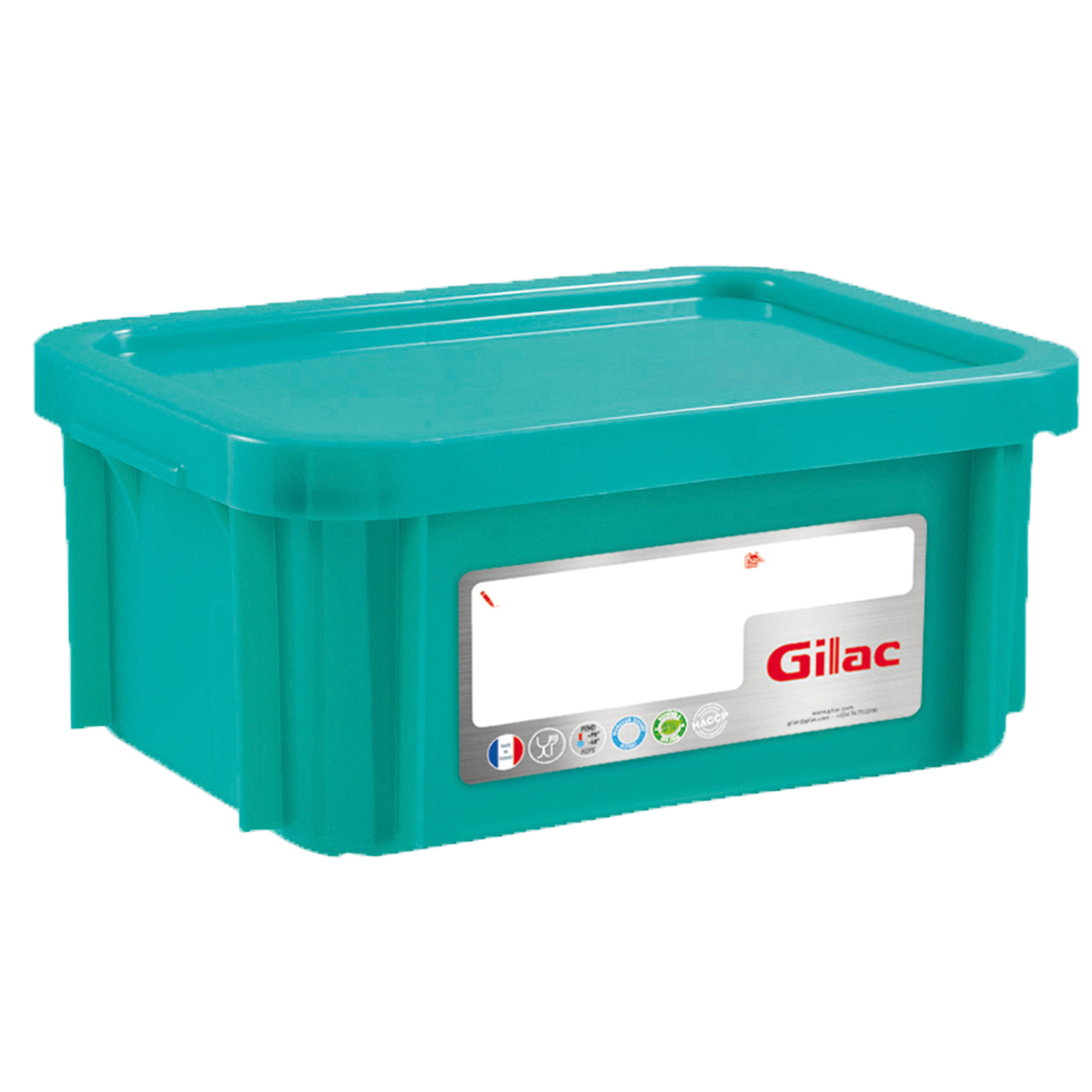 BAC HACCP RECT. 12 L + COUV. – Bac renforcé – HygiRéa