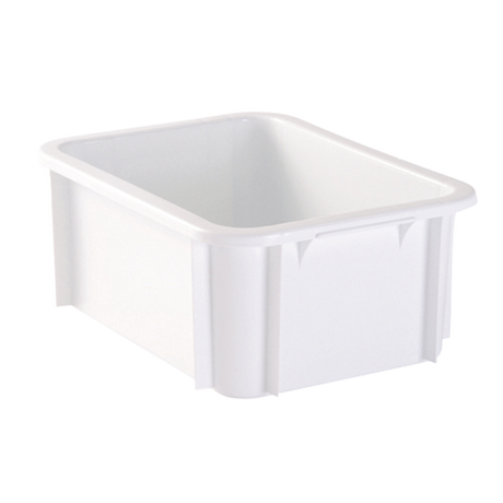 BAC RECTANGULAIRE 12 L – Bac renforcé – HygiRéa