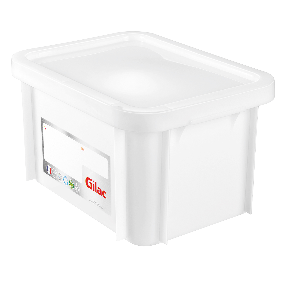 BAC HACCP RECT. 15 L + COUV. – Bac renforcé – HygiRéa