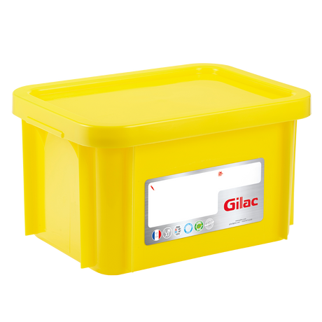 BAC HACCP RECT. 15 L + COUV. – Bac renforcé – HygiRéa