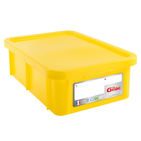 BAC HACCP RECT. 25 L + COUV. – Bac renforcé – HygiRéa