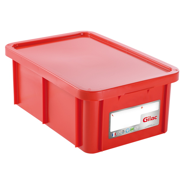 BAC HACCP RECT. 35 L + COUV. – Bac renforcé – HygiRéa