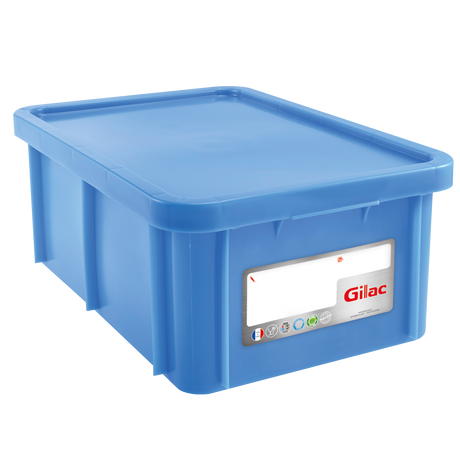 BAC HACCP RECT. 35 L + COUV. – Bac renforcé – HygiRéa