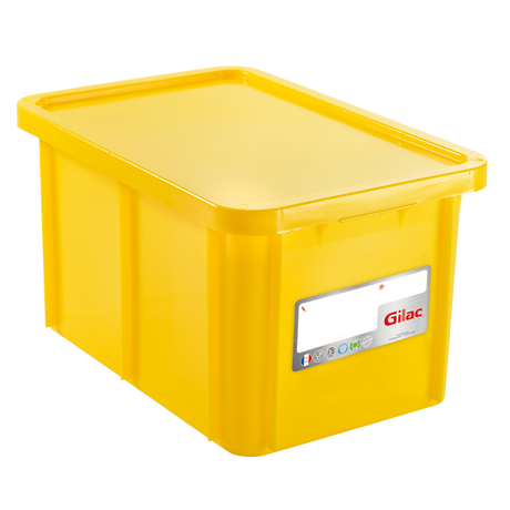 BAC HACCP RECT. 55 L + COUV. – Bac renforcé – HygiRéa