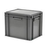BAC 400X300 30L COUV.SOLIDAIRE GRIS – Bac renforcé – HygiRéa