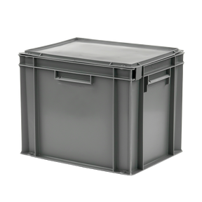 BAC 400X300 30L COUV.SOLIDAIRE GRIS – Bac renforcé – HygiRéa