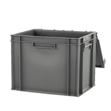BAC 400X300 30L COUV.SOLIDAIRE GRIS – Bac renforcé – HygiRéa
