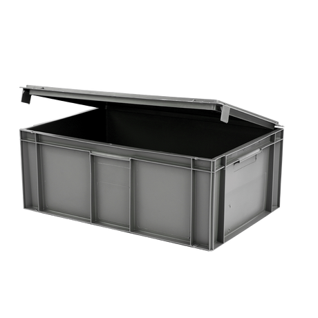 BAC 600X400 45L COUV.SOLIDAIRE GRIS – Bac renforcé – HygiRéa
