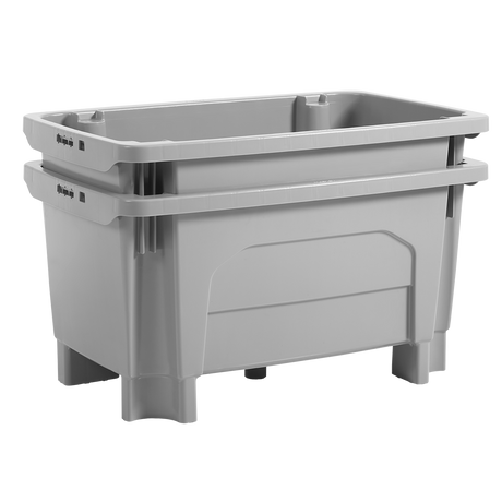 BAC GRD VOLUME SUR PIEDS 300L GRIS – Bac grand volume – HygiRéa