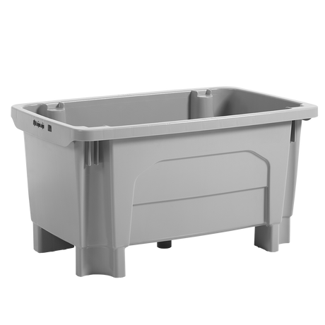 BAC GRD VOLUME SUR PIEDS 300L GRIS – Bac grand volume – HygiRéa