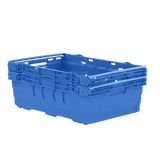 CAISSE AJ. 35L EMPIL. S/BARRES BLEU – Caisse ajourée – HygiRéa