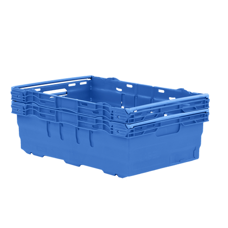 CAISSE AJ. 35L EMPIL. S/BARRES BLEU – Caisse ajourée – HygiRéa