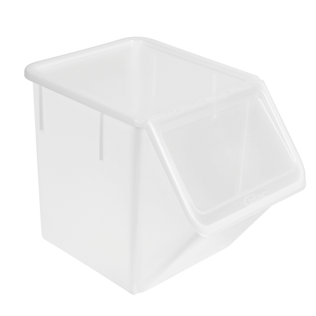 BAC INGRED 40L BLC+CV TRANS – Bac à ingrédients – HygiRéa
