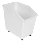 BAC INGREDIENTS BLANC 80L+4 ROUES – Bac à ingrédients – HygiRéa