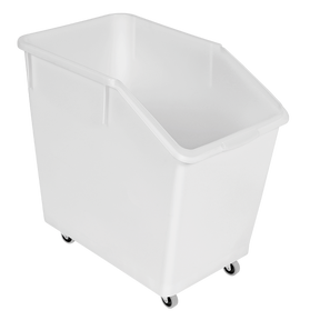 BAC INGREDIENTS BLANC 80L+4 ROUES – Bac à ingrédients – HygiRéa
