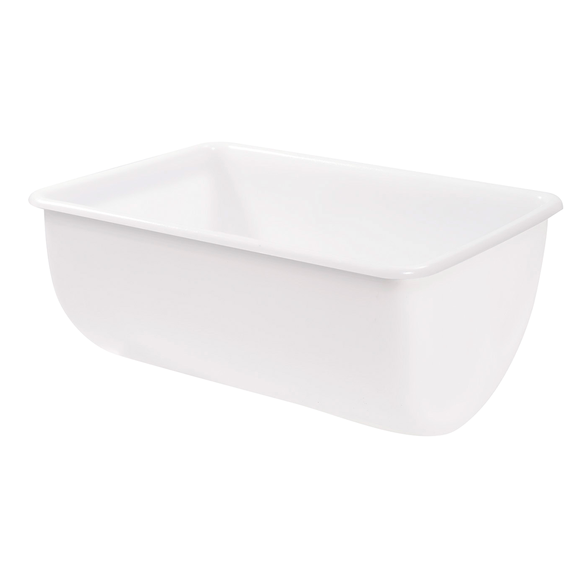 BAC SEMI-CYLINDRIQUE 170 L BLANC – Bac grand volume – HygiRéa