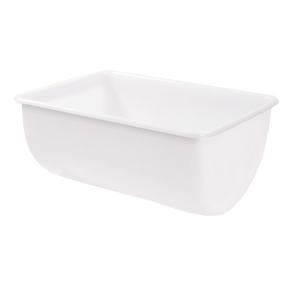 BAC SEMI-CYLINDRIQUE 170 L BLANC – Bac grand volume – HygiRéa