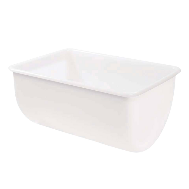 BAC SEMI-CYLINDRIQUE 220 L BLANC – Bac grand volume – HygiRéa