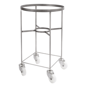 CHARIOT INOX BAC HEMISPHERIQUE 75 L – Chariot – HygiRéa