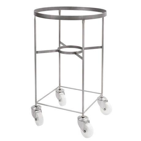 CHARIOT INOX BAC HEMISPHERIQUE 75 L – Chariot – HygiRéa