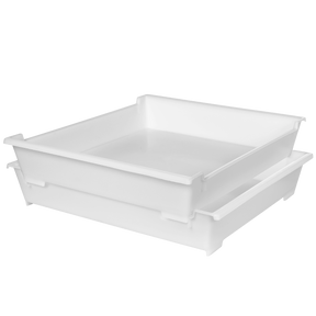 BAC RENF RECT EMPI/EMBOI 9.6L BLANC – Bac renforcé – HygiRéa