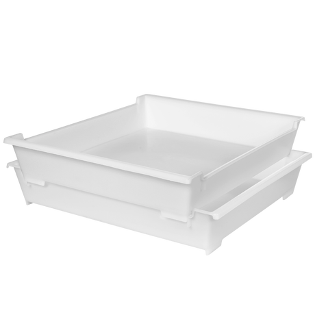 BAC RENF RECT EMPI/EMBOI 9.6L BLANC – Bac renforcé – HygiRéa