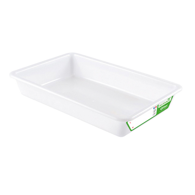 BAC PLAT BIOSOURCE BLANC – Bac plat – HygiRéa