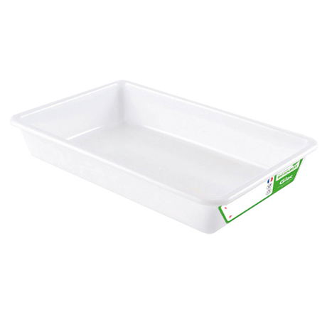 BAC PLAT BIOSOURCE BLANC – Bac plat – HygiRéa