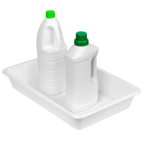 BAC RETENTION 5 L BLANC – Bac de rétention – HygiRéa