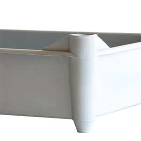 BAC 4PIEDS520X320X125 11L GRS STD – Bac plat – HygiRéa