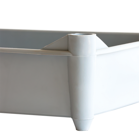 BAC 4PIEDS520X320X125 11L GRS STD – Bac plat – HygiRéa