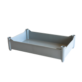 BAC 4PIEDS520X320X125 11L GRS STD – Bac plat – HygiRéa