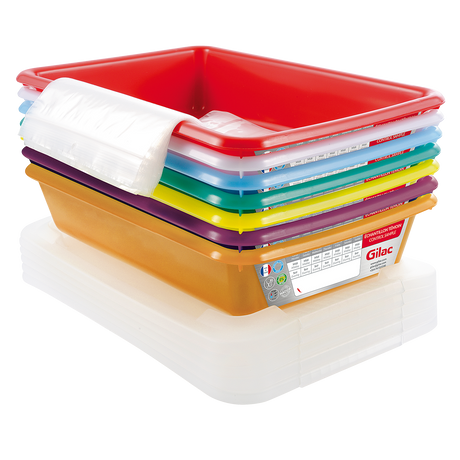LOT 7 BACS PLATS TEMOINS 8 L + CV – Bac plat – HygiRéa