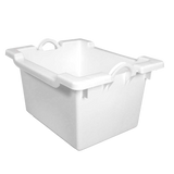 BAC COMPORTE EMPIL. EMB. 60 L BLANC – Bac grand volume – HygiRéa