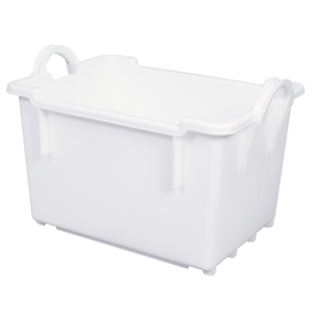 BAC COMPORTE EMPIL. EMB.100 L BLANC – Bac grand volume – HygiRéa