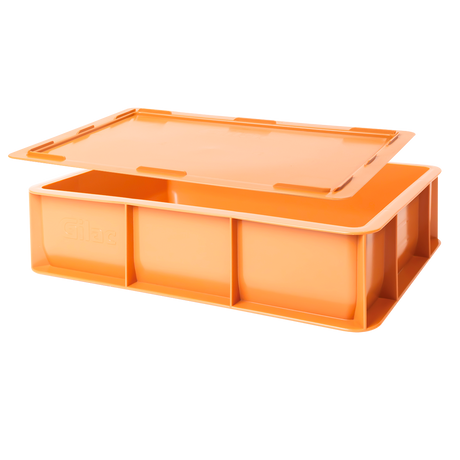 LOT DEMI BAP 9 L + COUVERCLE – Bac à pâtons – HygiRéa