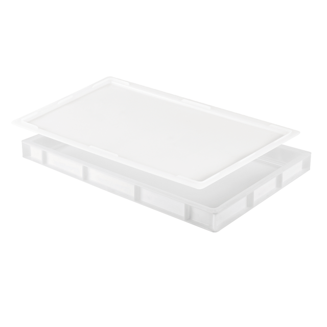 LOT BAP 9L BLC + COUVERCLE – Bac à pâtons – HygiRéa