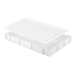 LOT BAP 14L BLC + COUVERCLE – Bac à pâtons – HygiRéa