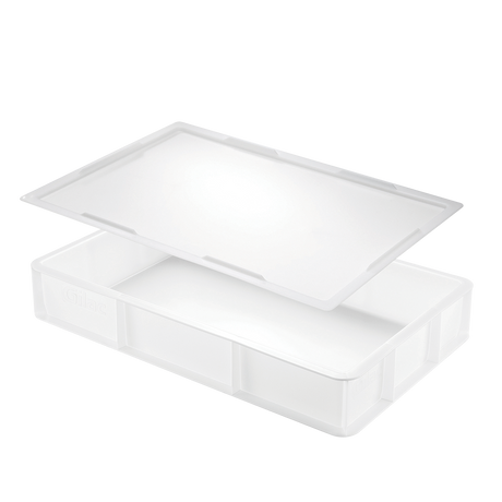 LOT BAP GN1/1 BLC + COUVERCLE – Bac à pâtons – HygiRéa