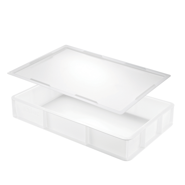 LOT BAP GN1/1 BLC + COUVERCLE – Bac à pâtons – HygiRéa