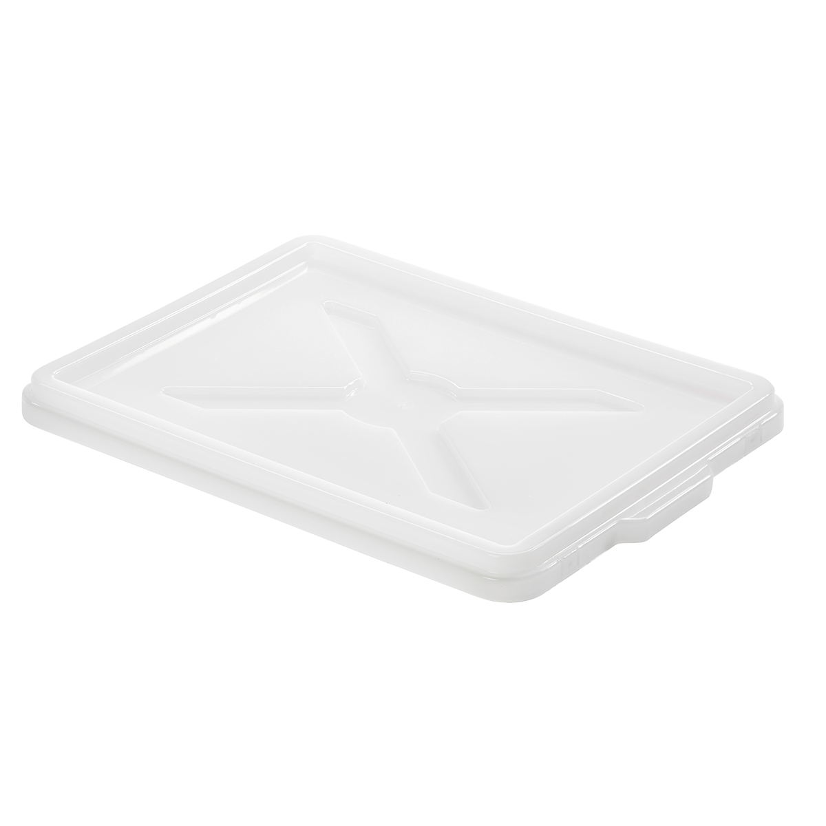 COUV. CAISSE PLEINE 400X300 BLANC – Couvercle caisse – HygiRéa