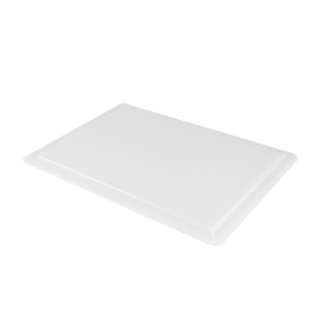 COUVERCLE DEMI-BàP BLANC 400x300 – Couvercle bac à pâtons – HygiRéa