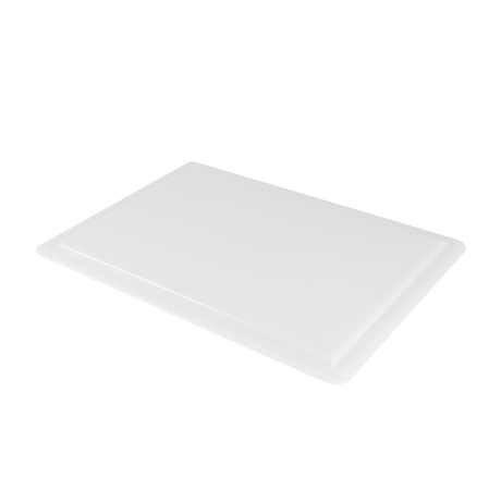 COUVERCLE DEMI-BàP BLANC 400x300 – Couvercle bac à pâtons – HygiRéa