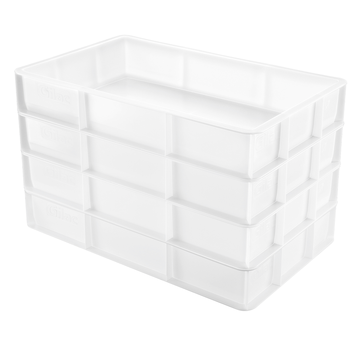 BAC A PATONS GN 1/1 BLC 530x325x90 – Bac à pâtons – HygiRéa